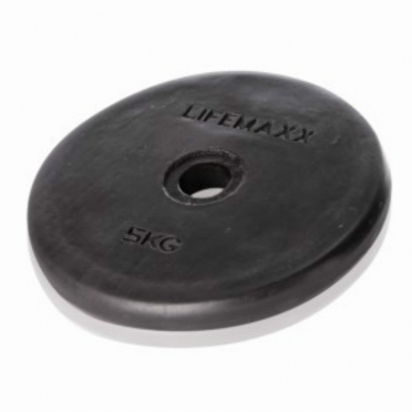 LifeMaxx rubberen halterschijf 2,5 kg 30 mm (LMX 84) 